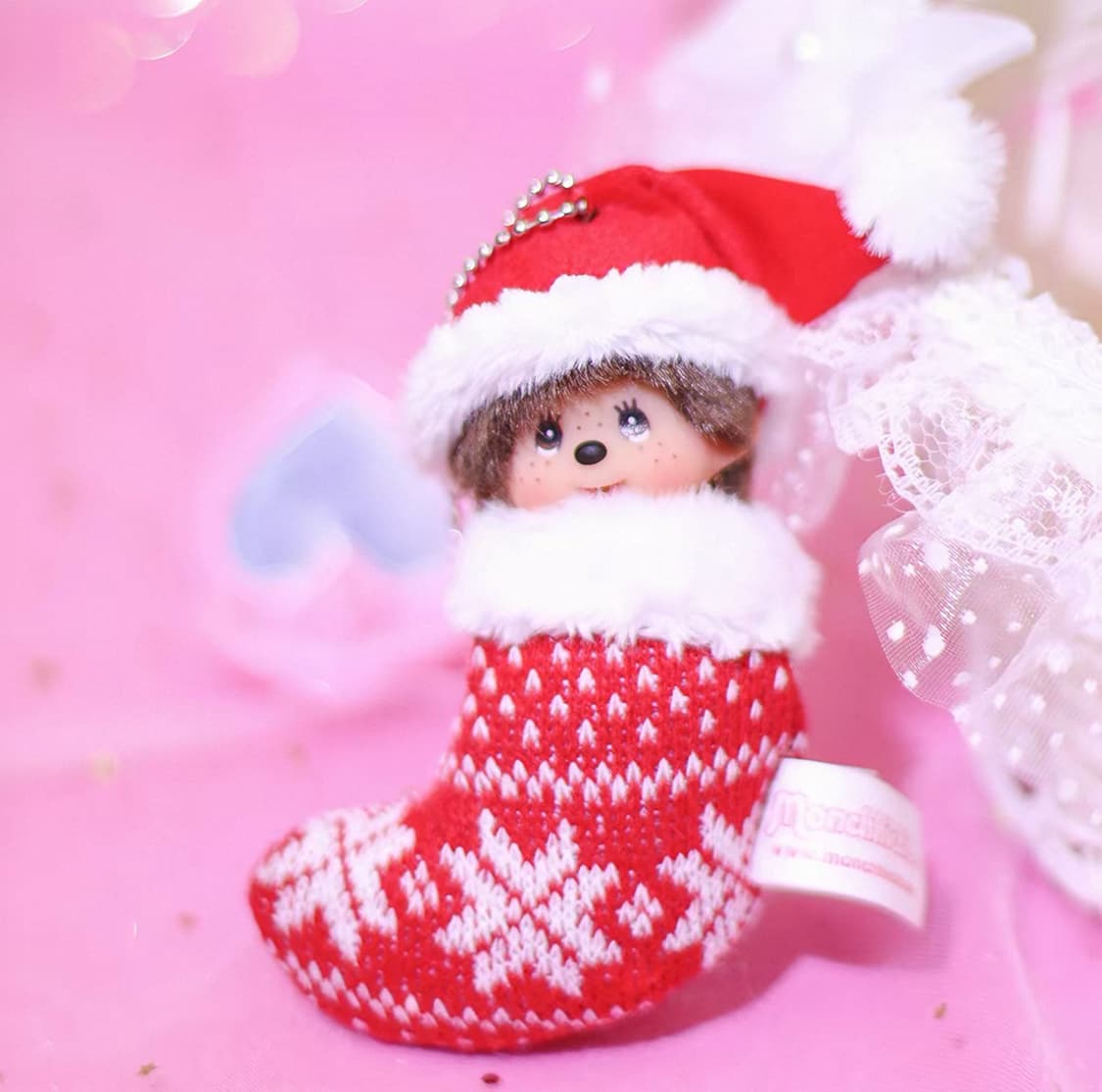 몬치치 크리스마스 미니 키링 상품이미지1