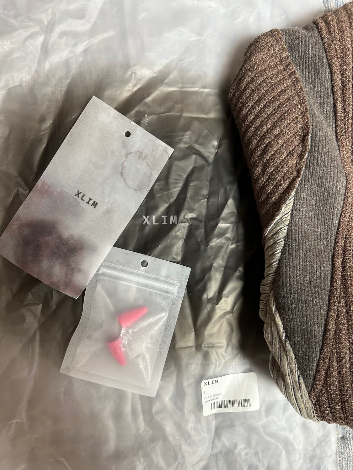 [XLIM] Ep 8 01 Jersey Dark brown L 사이즈 상품이미지5
