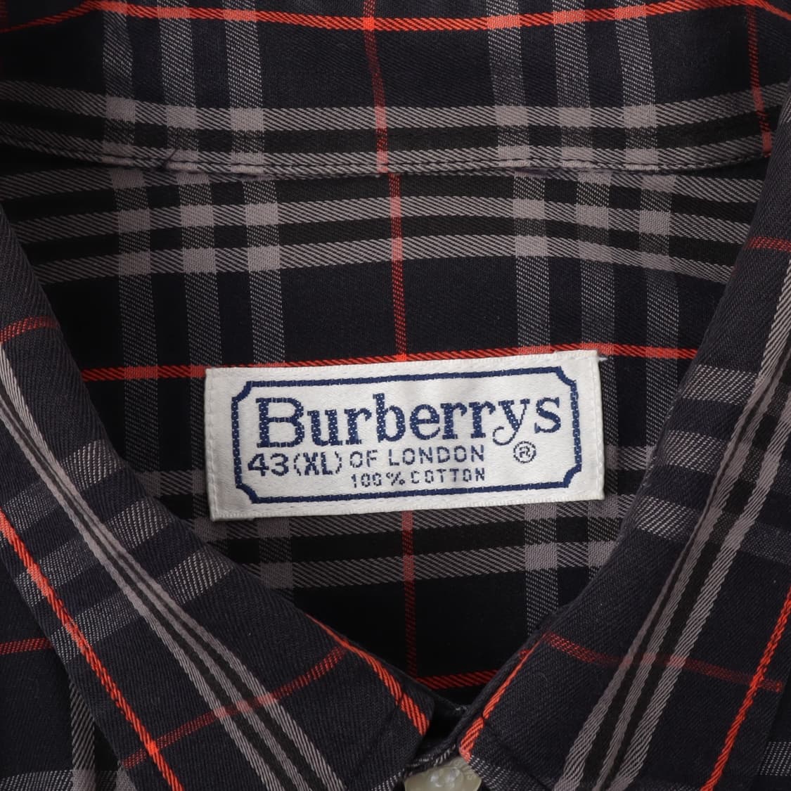 버버리 런던 네이비 노바 체크 셔츠 상품이미지8