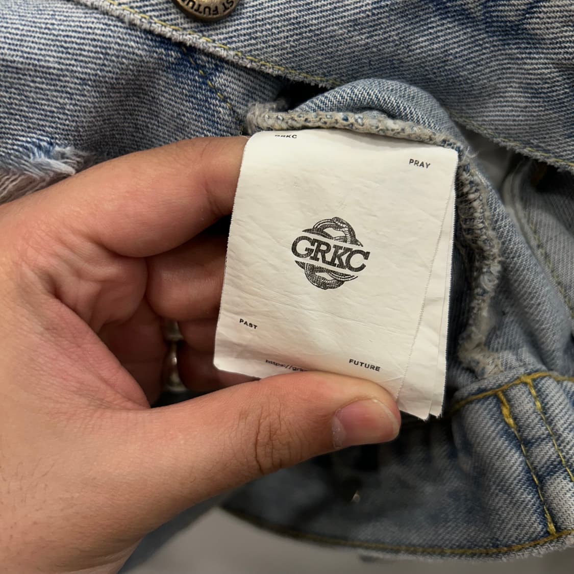 GRKC 그래피티 백포인트 오버핏 데님자켓 상품이미지4