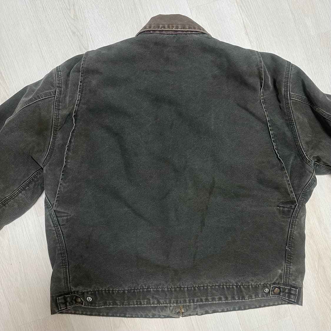 OG 빈티지 칼하트 J97 모스그린 디트로이트 워크자켓 mos XL 상품이미지8