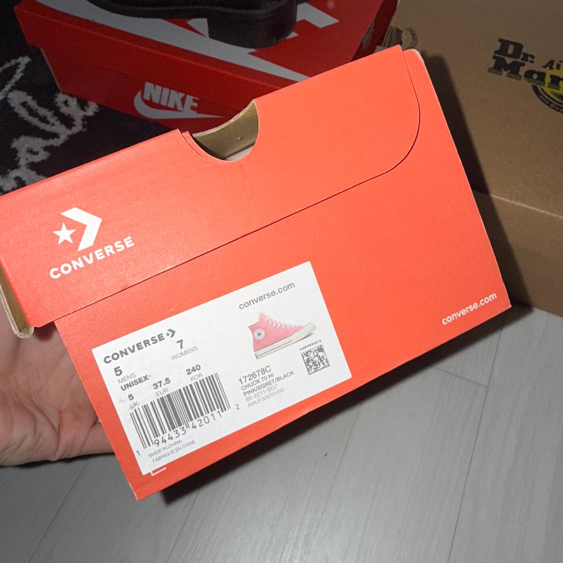 새상품) 컨버스 척 70 핑크 240 상품이미지2