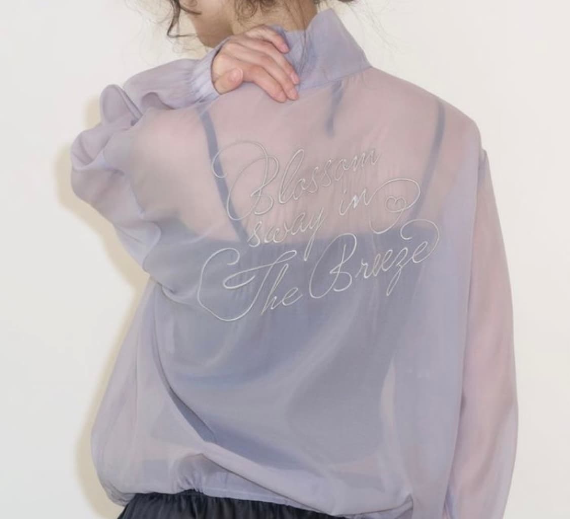 일리고 매쉬 플라워 집업  상품이미지2