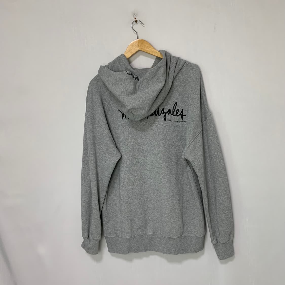 마크곤잘레스 베이직 빈티지 그레이 후드티 M 남녀공용 상품이미지8