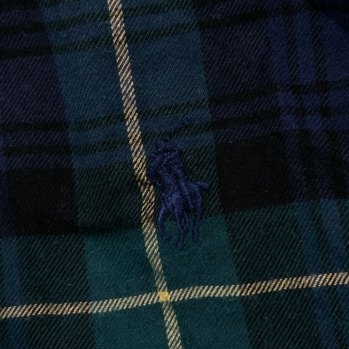 폴로 클래식핏 체크셔츠(M) 상품이미지4