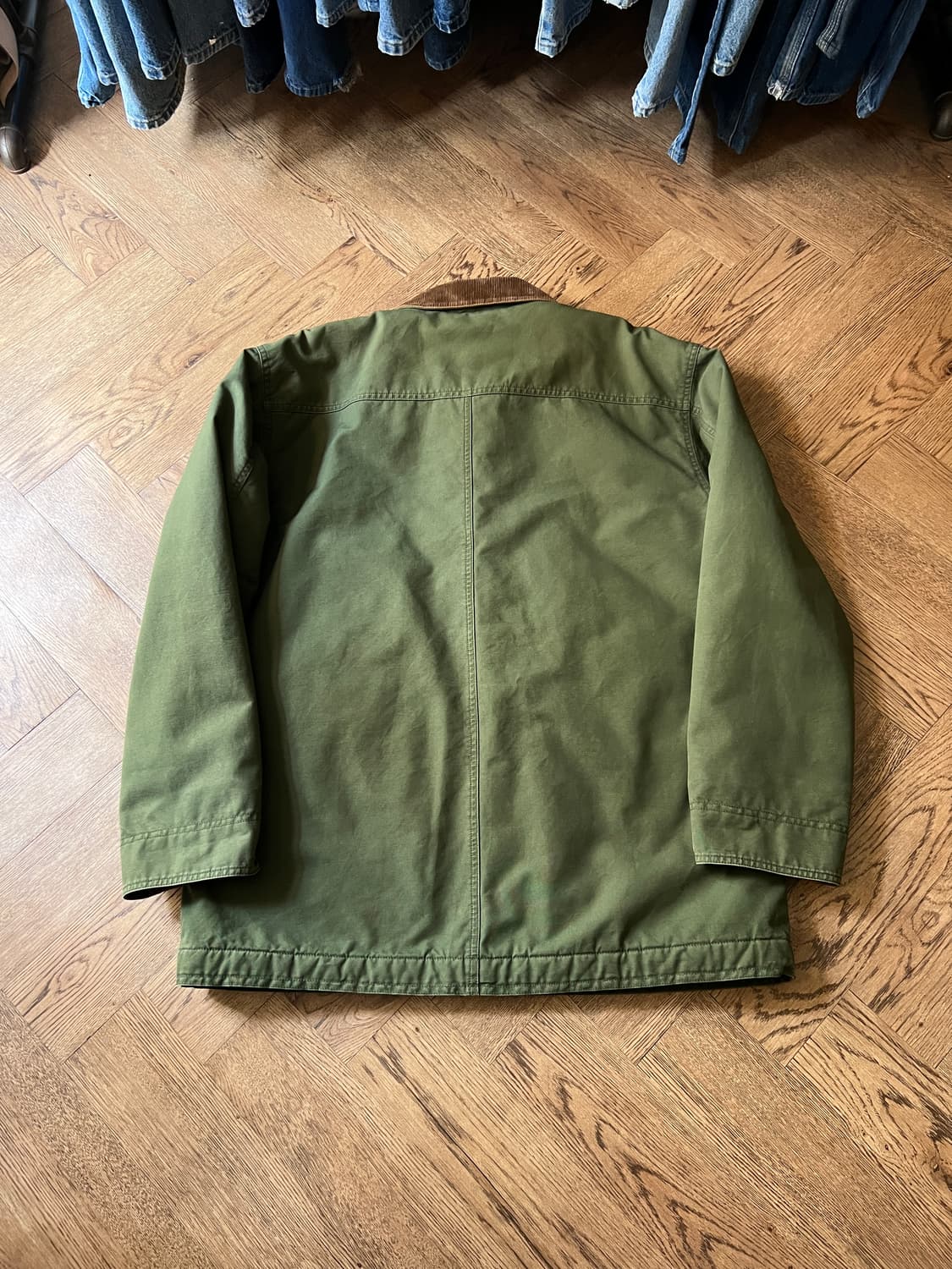 [L]엘엘빈 USA 신슐레이트 퀼팅 라이닝 빈티지 그린 헌팅 자켓 상품이미지9