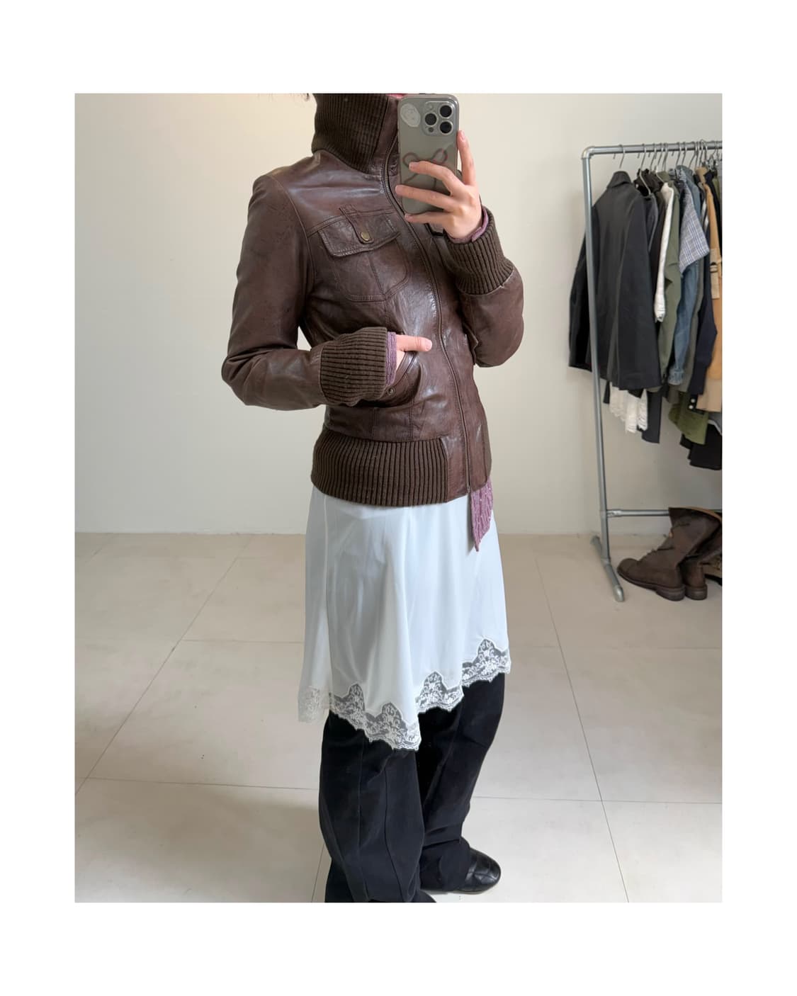 Goosecraft 양가죽 자켓 상품이미지2