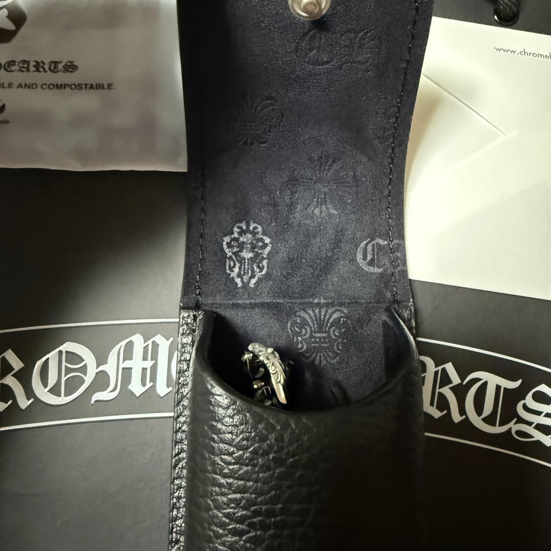 크롬하츠 PILLS 3 필스3 샤이닝 실버 무테 안경 상품이미지9