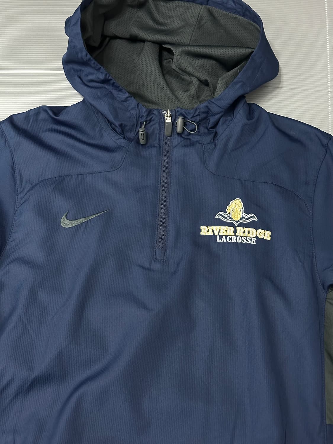 나이키 아노락 반집업 바람막이 자켓 네이비 S 상품이미지2