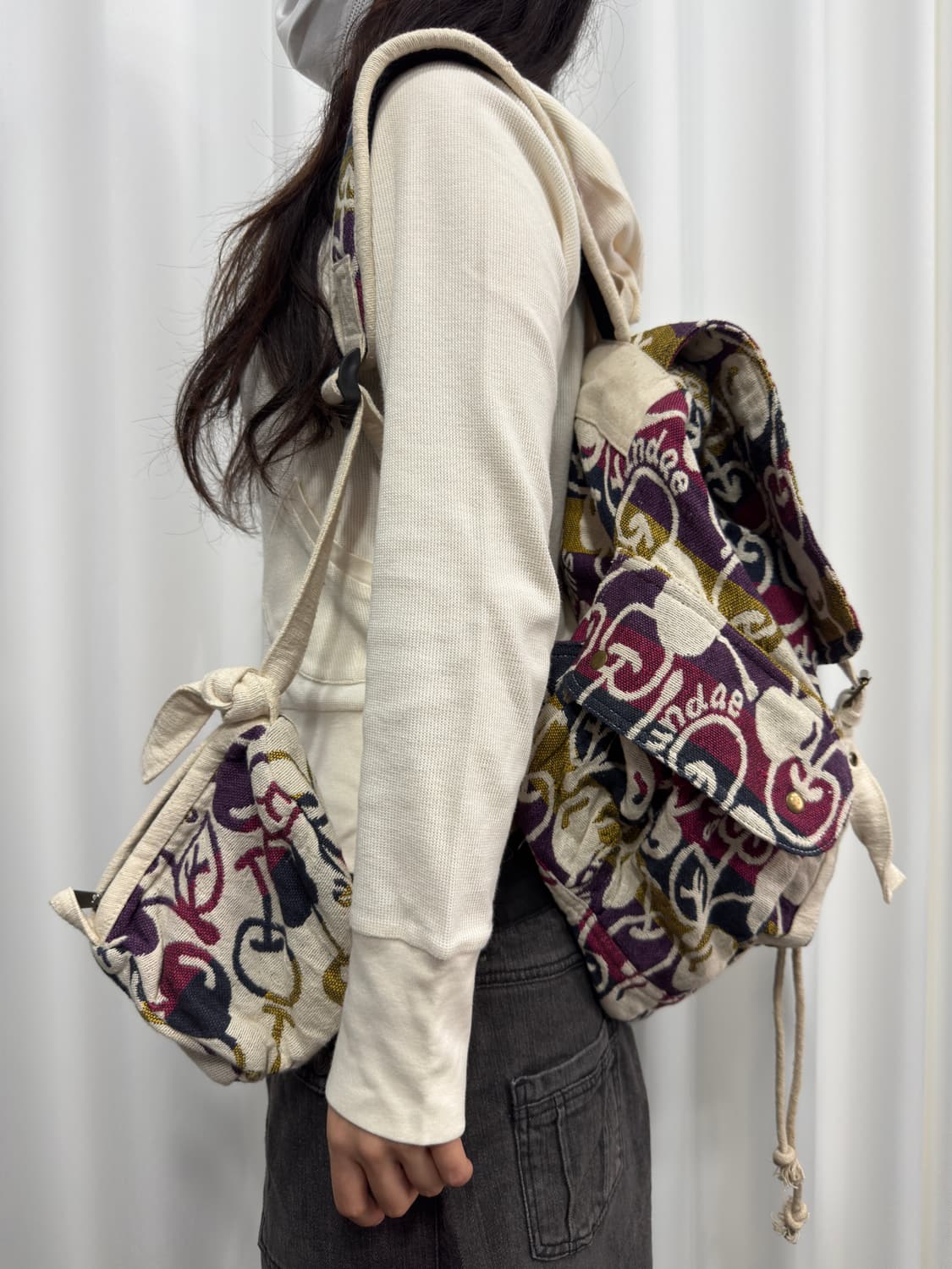 ethnic buckle backpack 상품이미지1