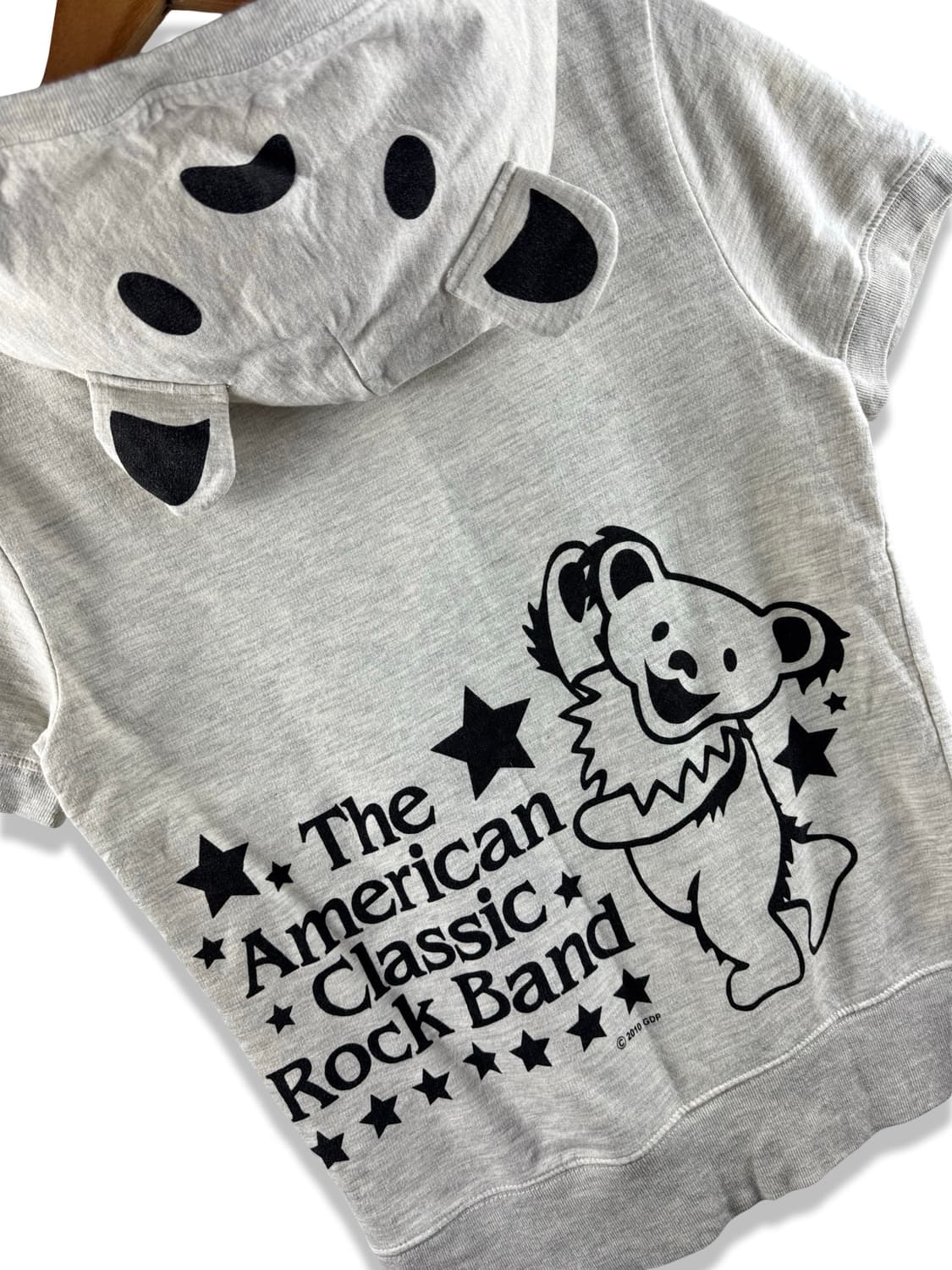 그레이트풀데드 댄싱베어 키치 반팔후드집업2962 상품이미지5