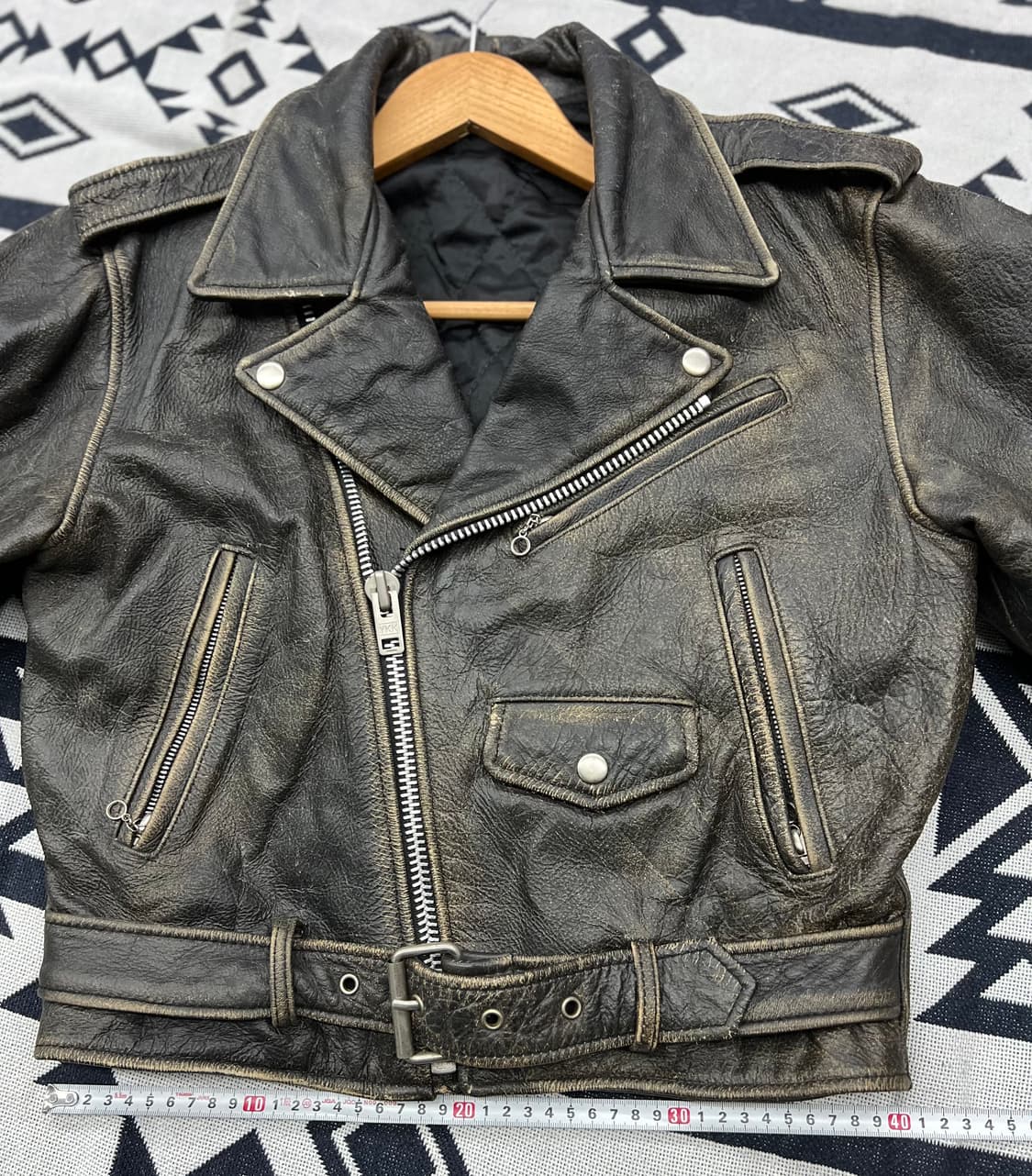 소가죽 더블라이더 자켓  상품이미지7