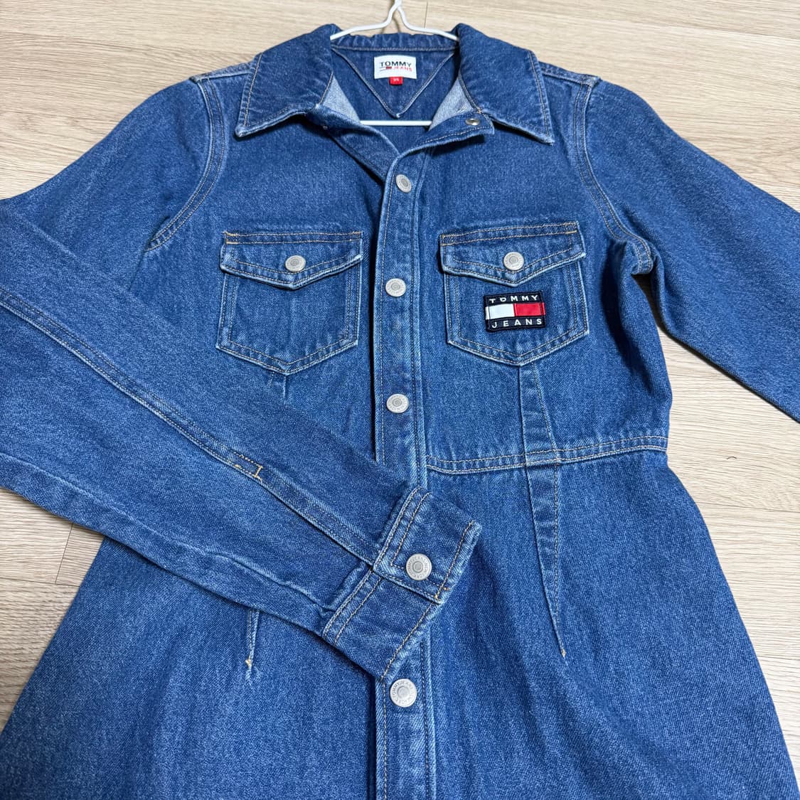 타미진스 데님 원피스 (착샷 O) 상품이미지5