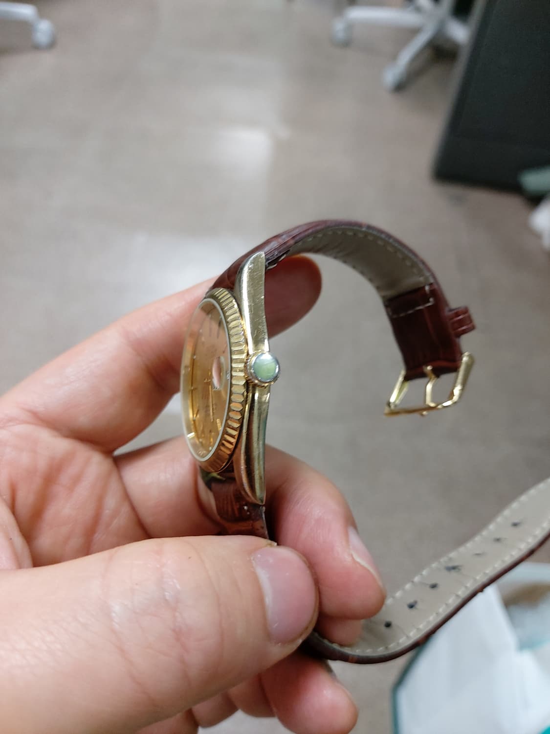 엘진 금장 데이저스트 남성 시계 상품이미지2