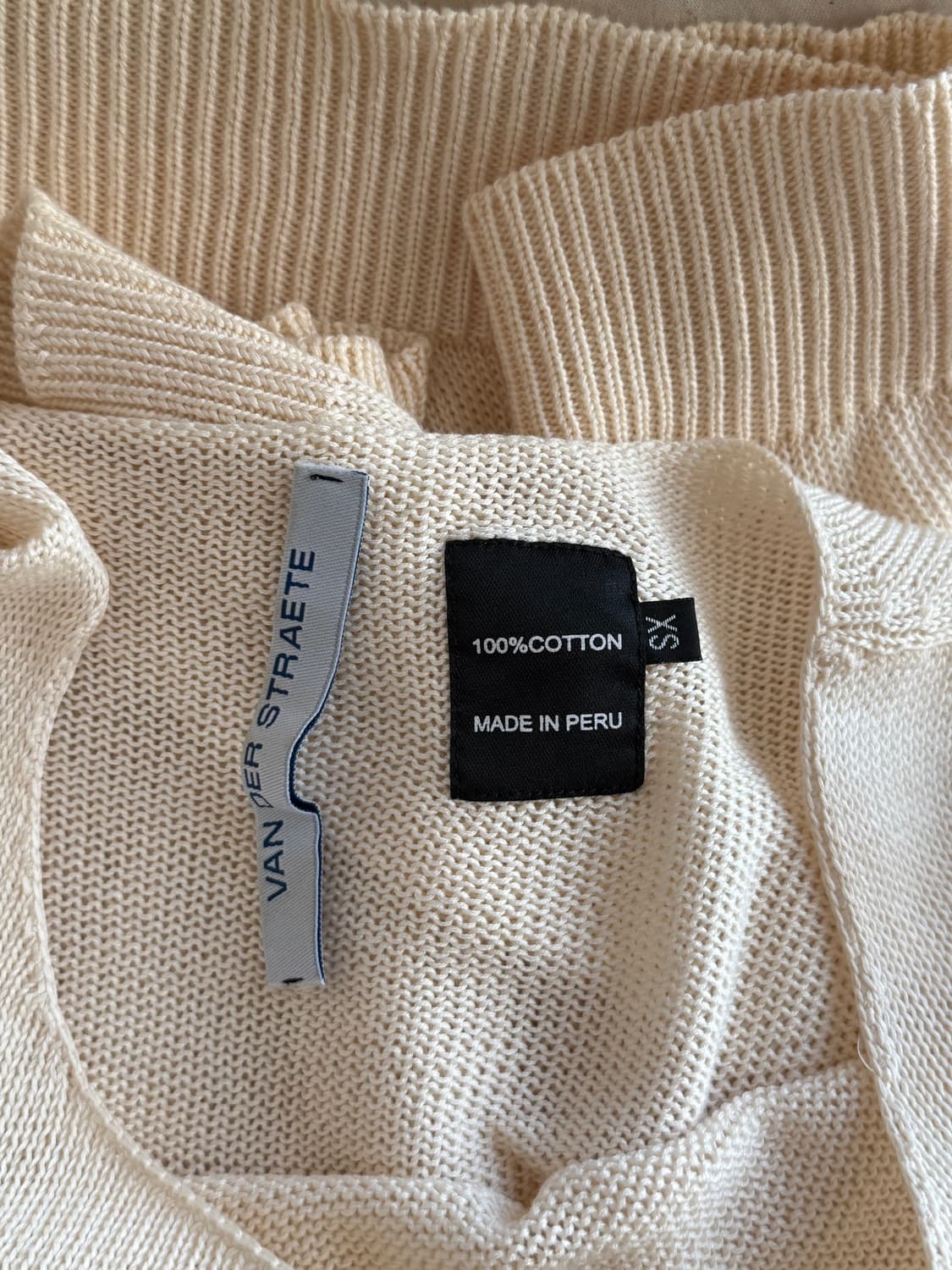 Thibault Van Der Straete 아이보리 코튼 니트 상품이미지8