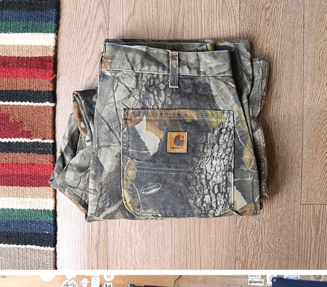 미국판 00S carhartt 칼하트 정글카모 팬츠 상품이미지1