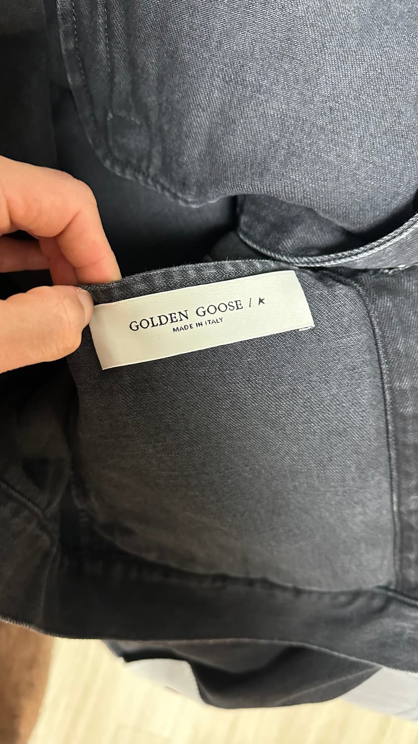 골든구스 블랙 데님 자켓 상품이미지3