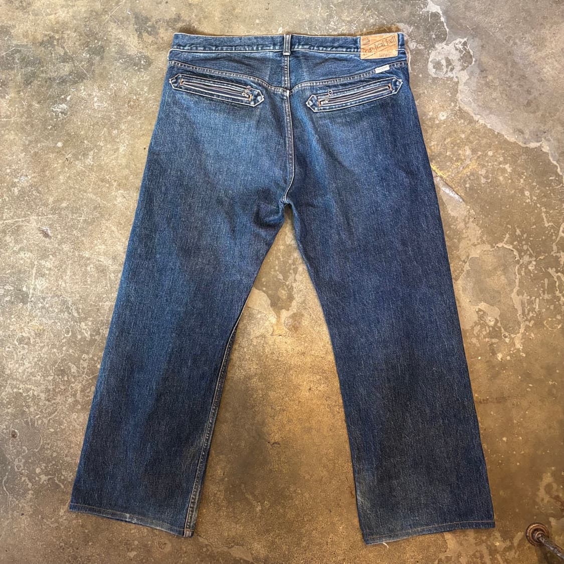 일본 트로피칼 헬 바이 코어바이터 셀비지 데님 팬츠 상품이미지5