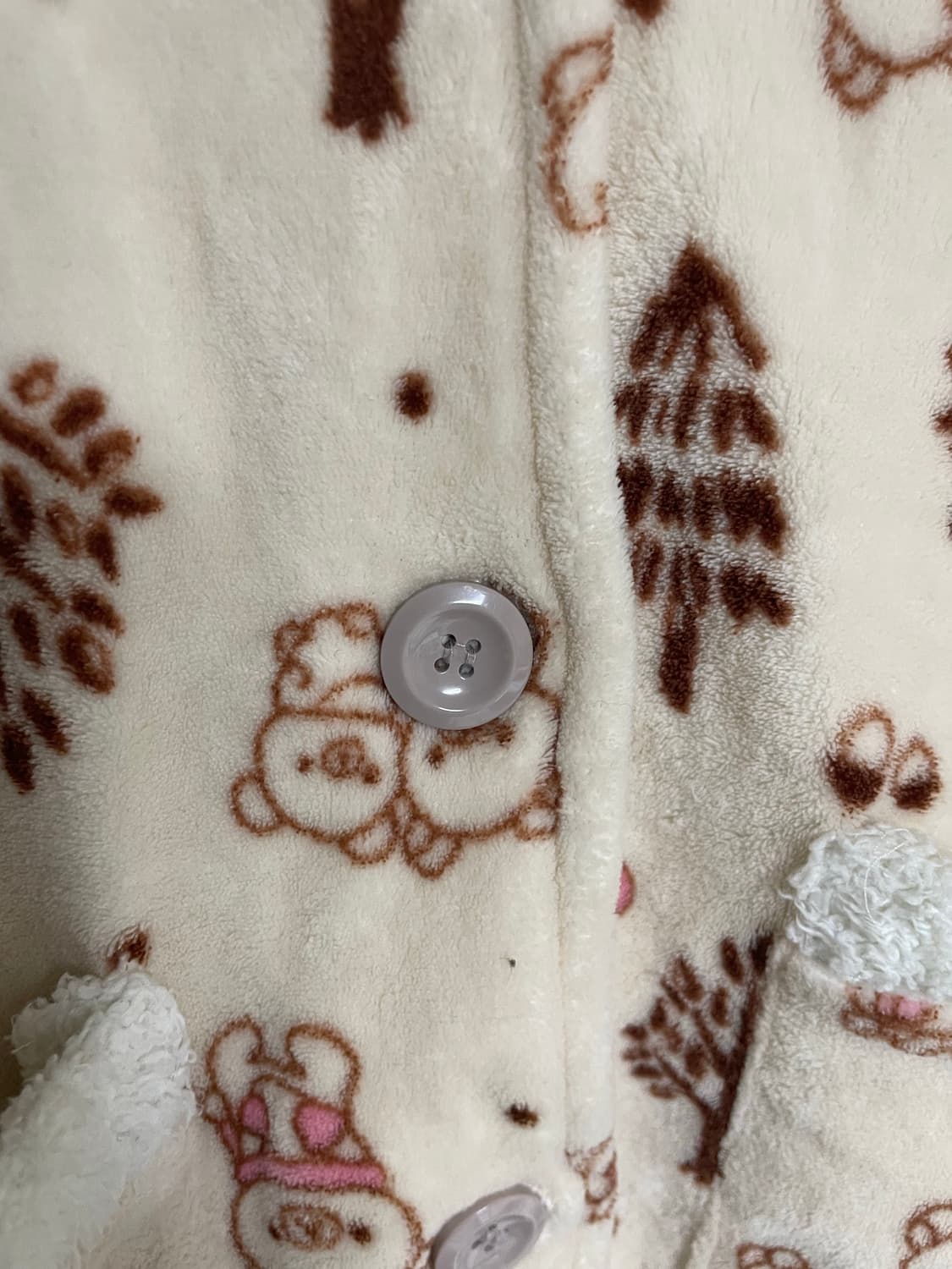 리락쿠마 후리스 퍼 베스트 상품이미지3