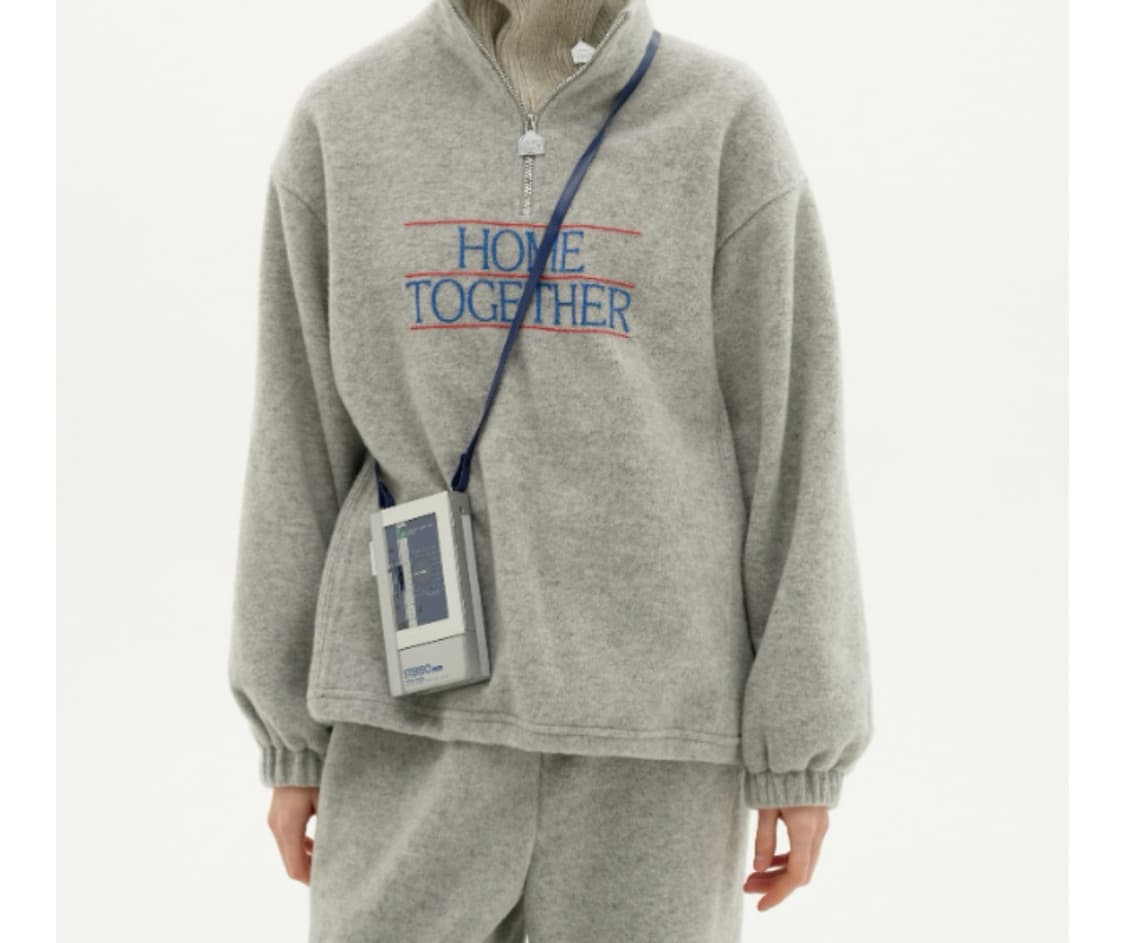 (새상품)베뉴먼트 venument 소프트울 아노락 플리스 그레이 상품이미지1