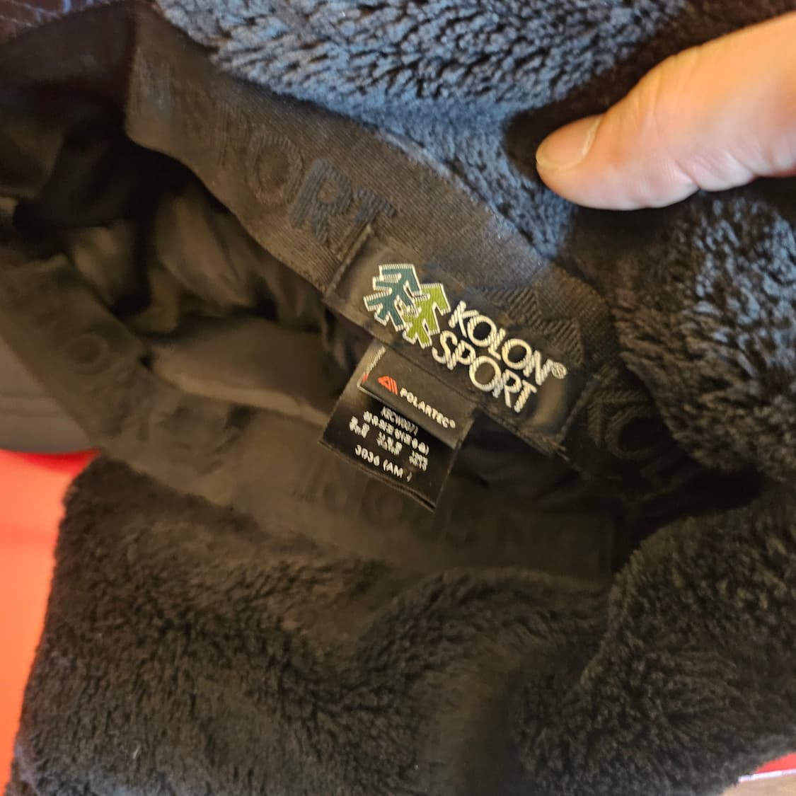 코오롱(KOLON) 구스다운 패딩 트루퍼햇 60size 상품이미지5