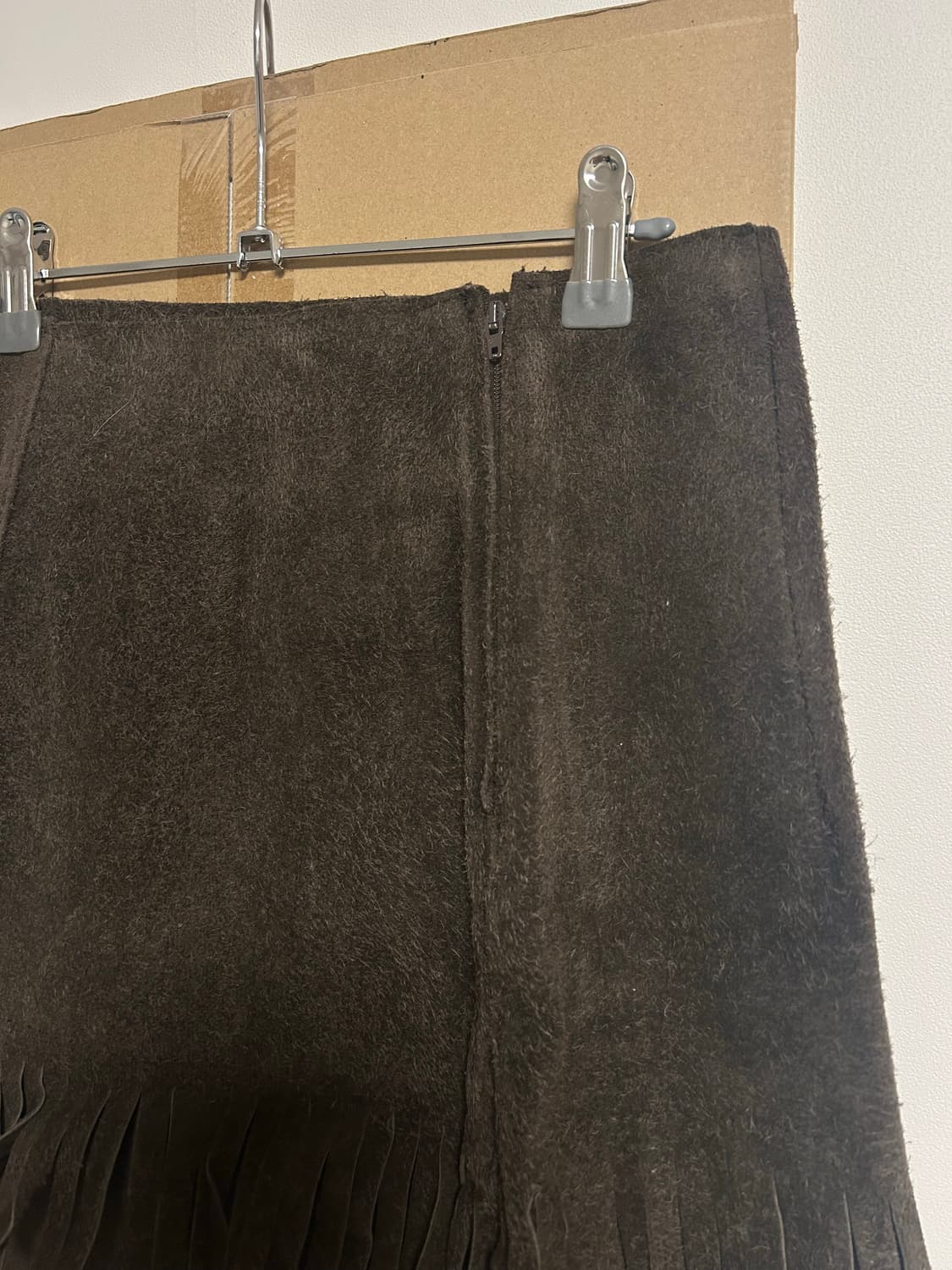 지안프랑코페레 스웨이드 프린지 스커트 상품이미지6