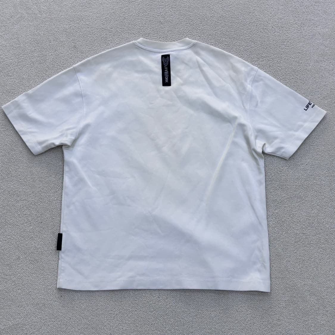 S 라이프워크 불독 패치 반팔 티셔츠 0402E 상품이미지2