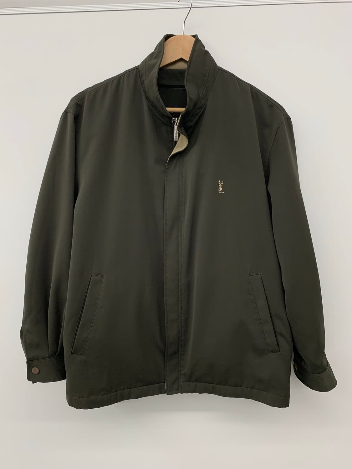 입생로랑 90s 카키 봄버 상품이미지3