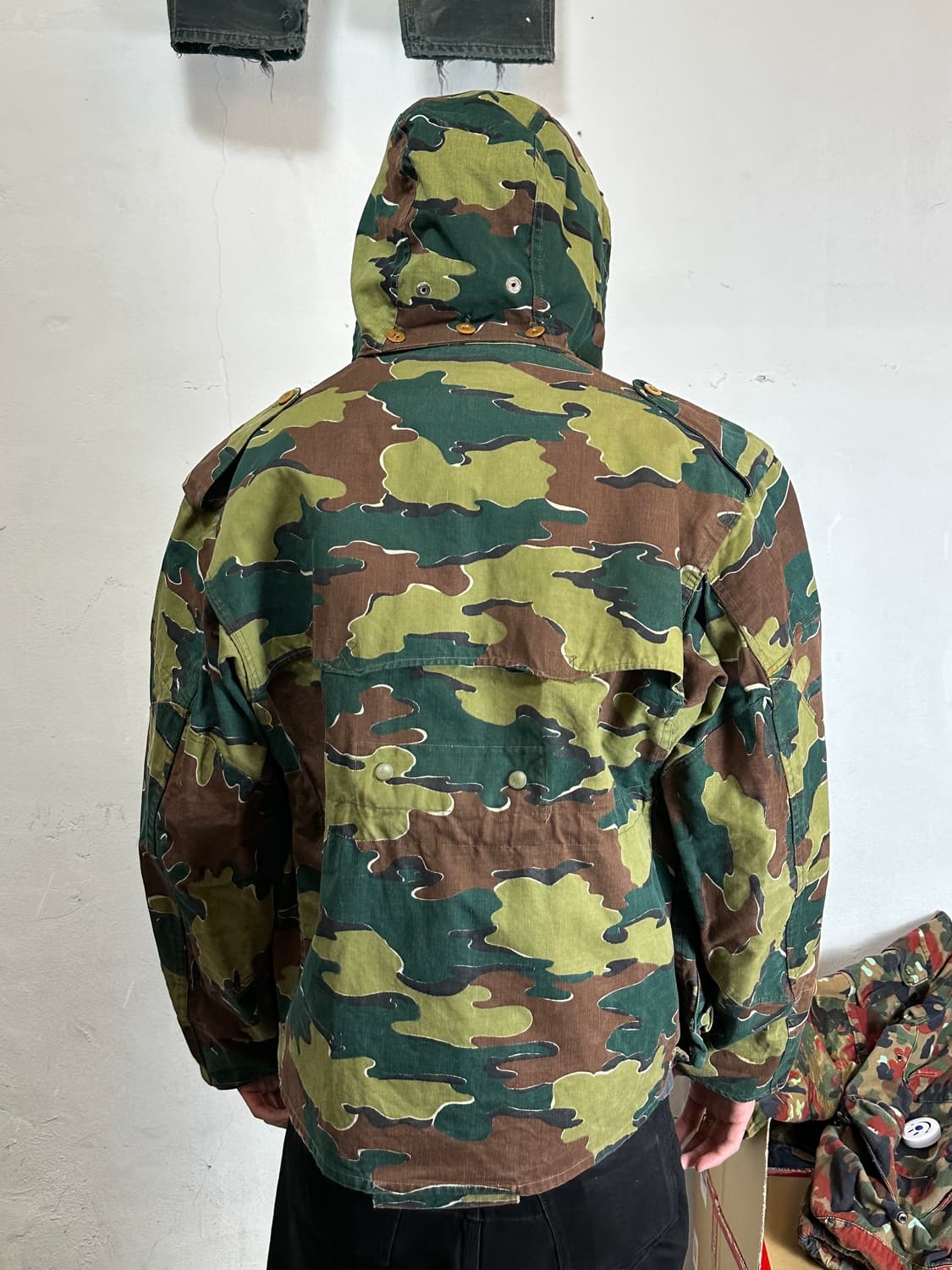 50's 벨기에 밀리터리 카모 필드 자켓 M65 파카 상품이미지5