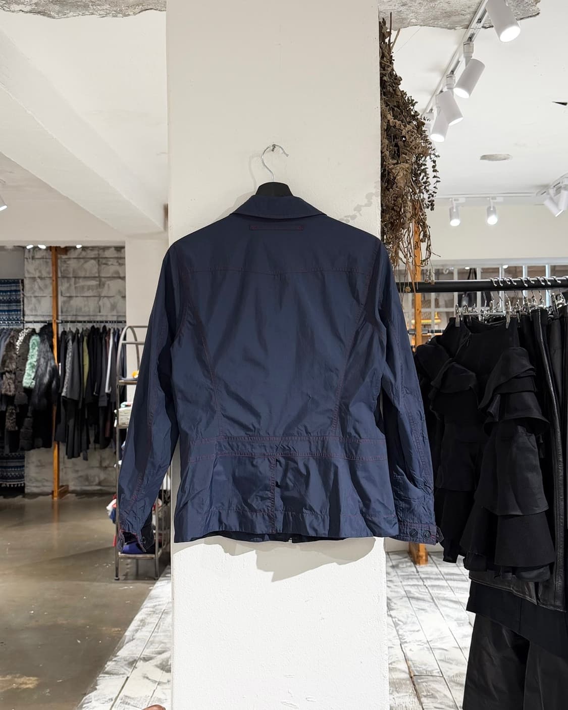 프라다 스포츠 네이비 나일론 투 포켓 자켓 상품이미지7