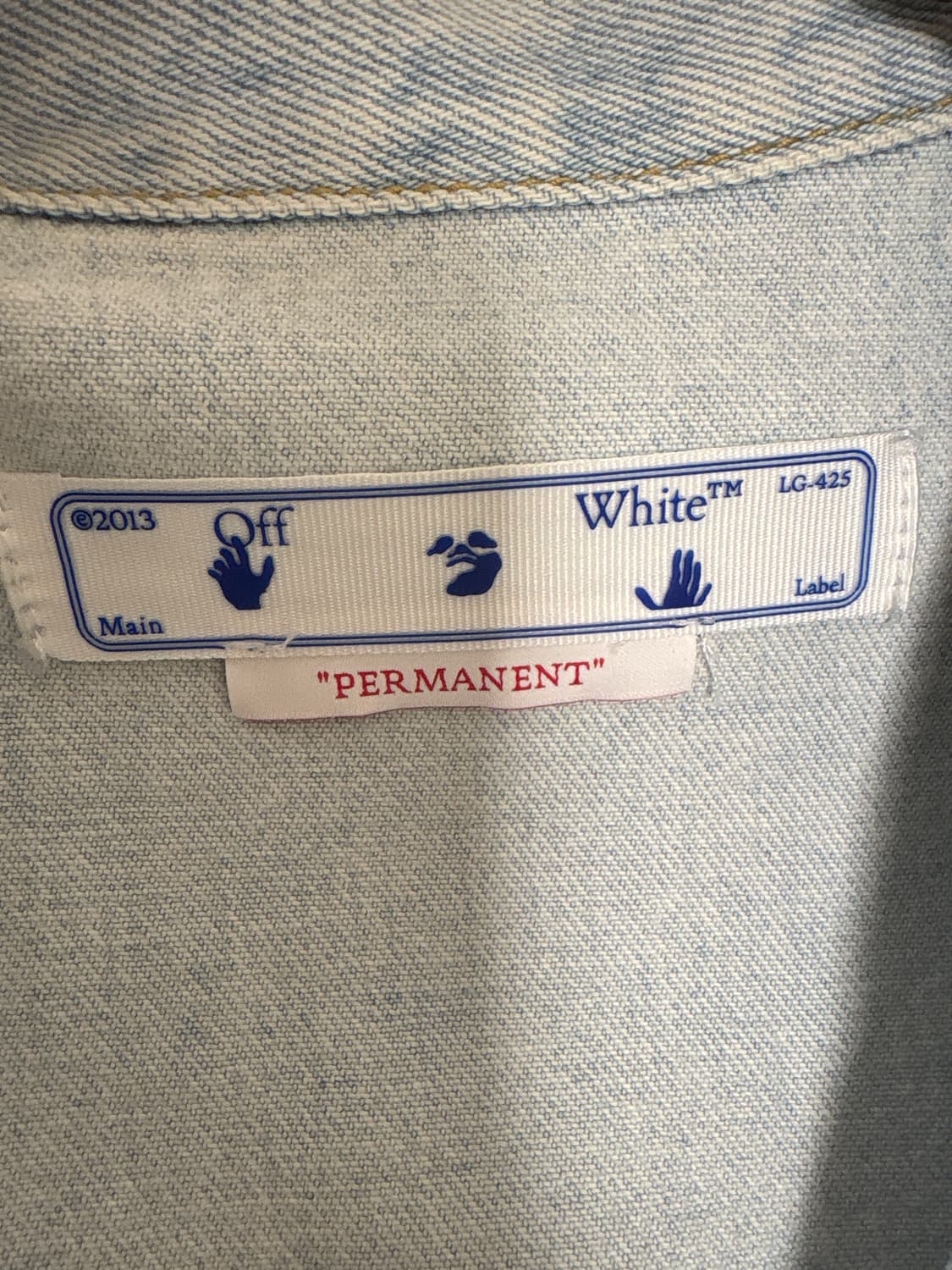 오프화이트 데님자켓 상품이미지3