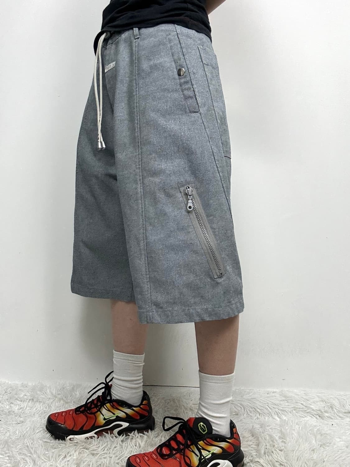 2000s 마리떼프랑소와저버 힙합 올드스쿨 반바지 상품이미지2