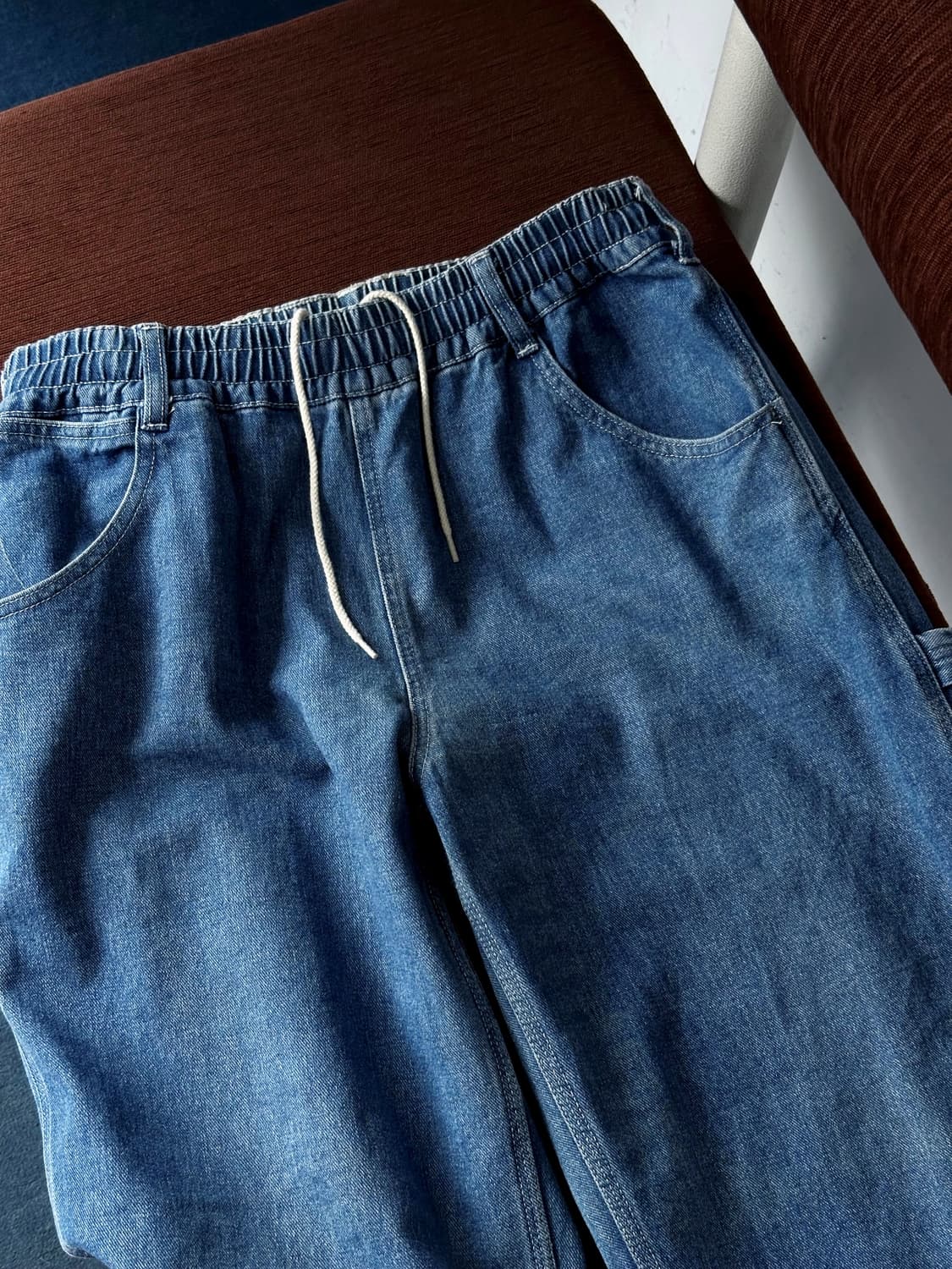 Utility design denim easy painter pants 상품이미지5