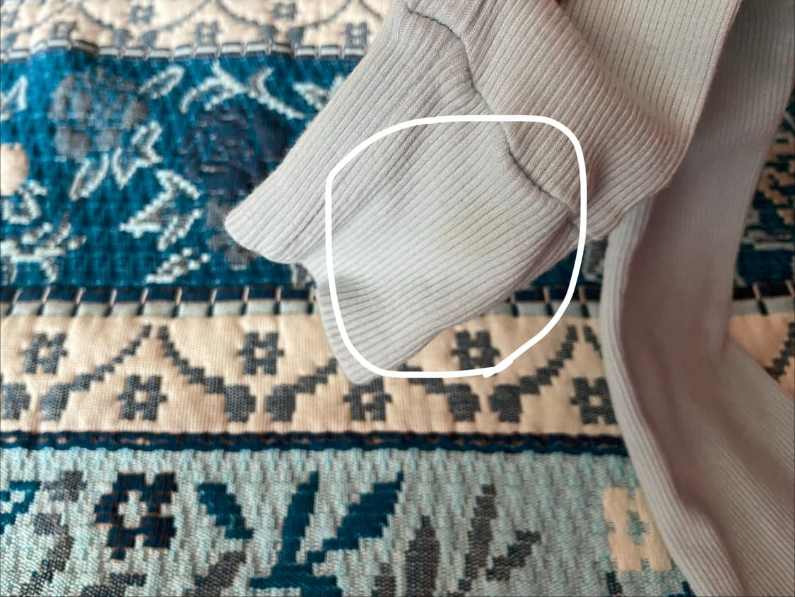 하늘색 헨리넥 골지 롱슬리브 상품이미지6