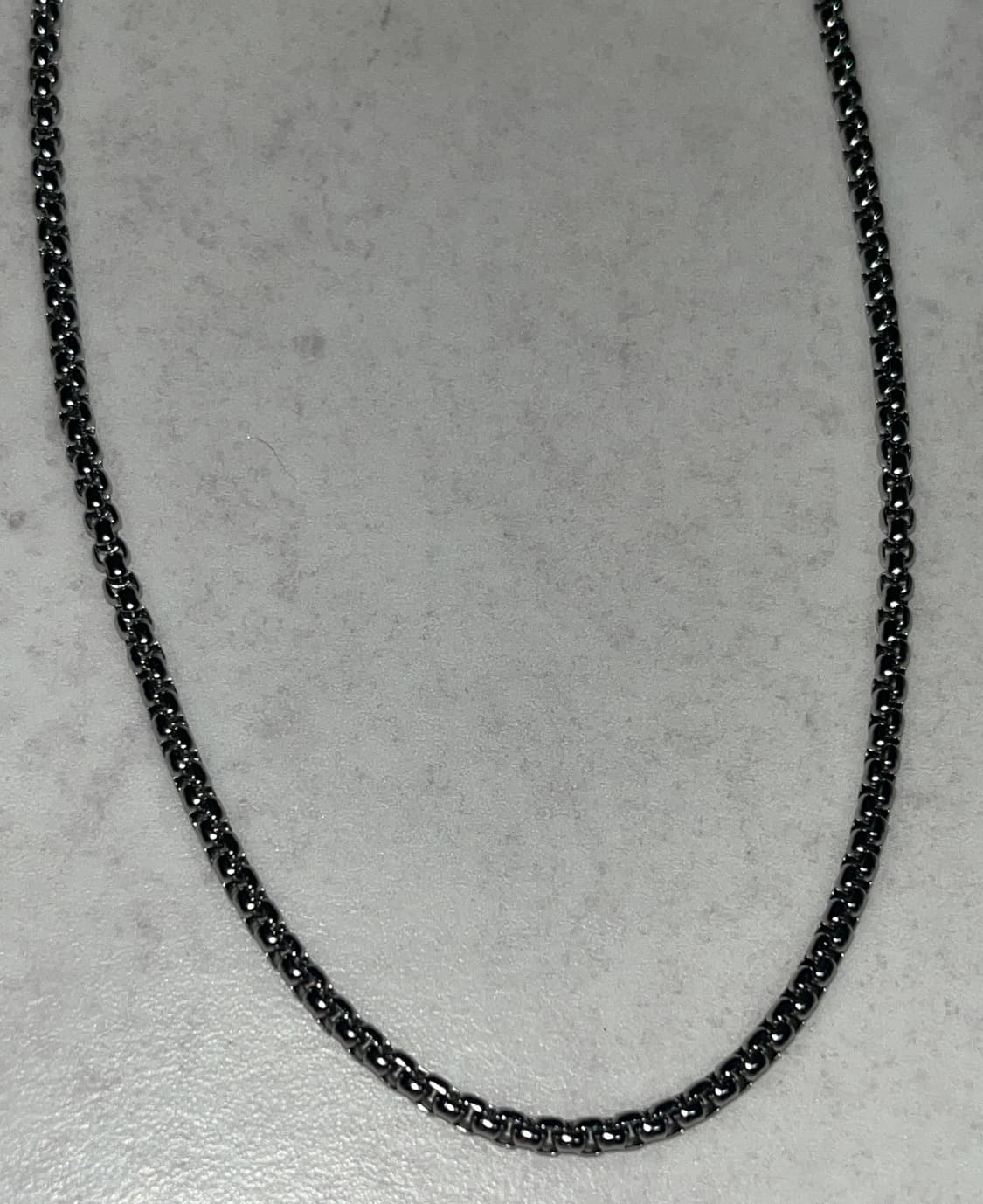어거스트하모니 box chain necklace 상품이미지3