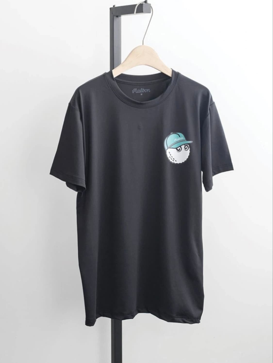 말본 골프 반팔 티셔츠 블랙 상품이미지1