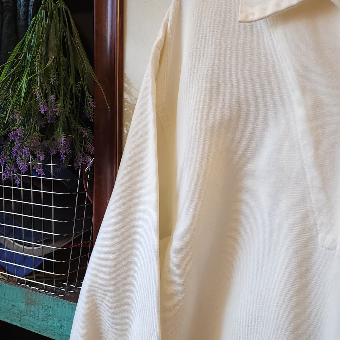 세인트 제임스 풀오버 미 해군 아노락 캔버스 화이트 L 상품이미지4