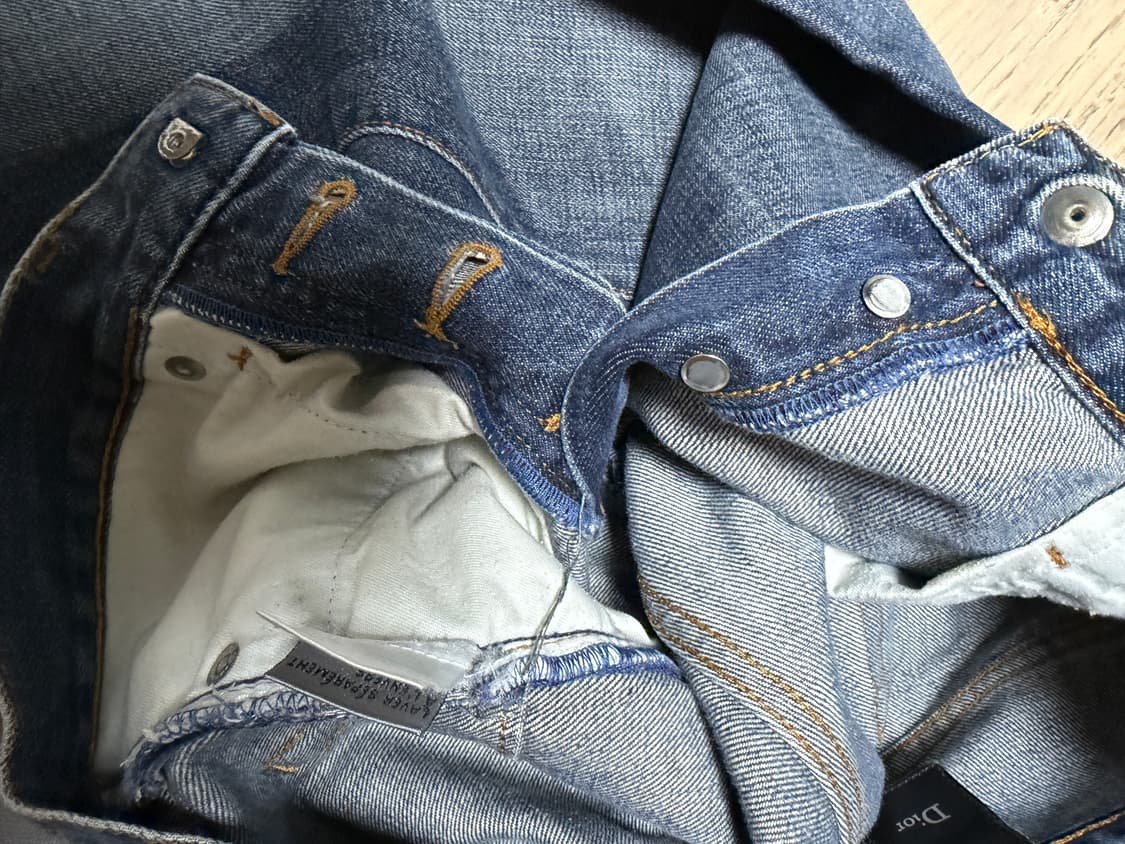 Dior Homme 07AW Indigo Raw Denim 수선품 28 상품이미지6