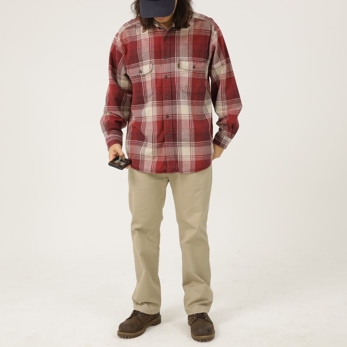 90s 에디바우어 레전드 코튼 플란넬 셔츠 상품이미지10