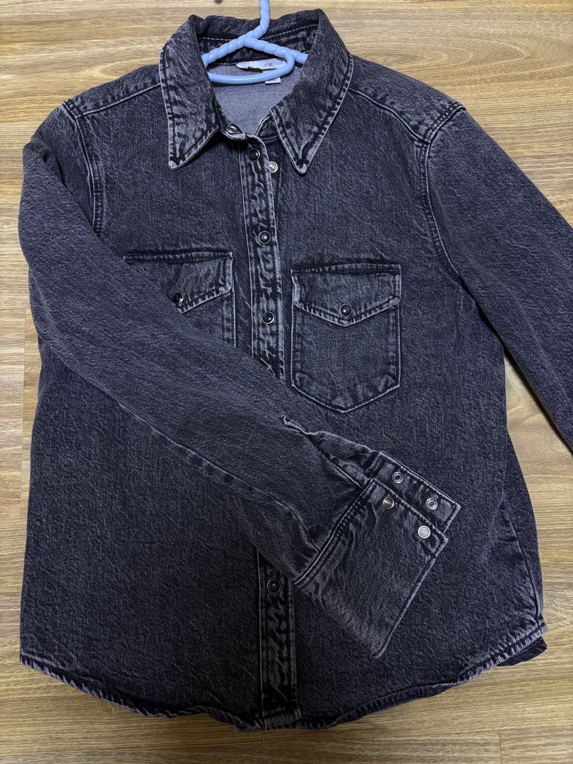 H&M 데님 셔츠 상품이미지5