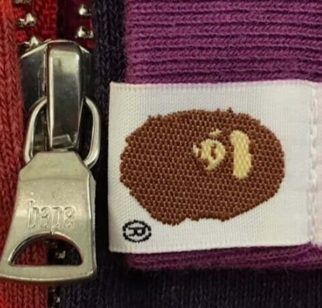 베이프 샤크후드 적계 퍼플 아수라 새상품 m,L 상품이미지4