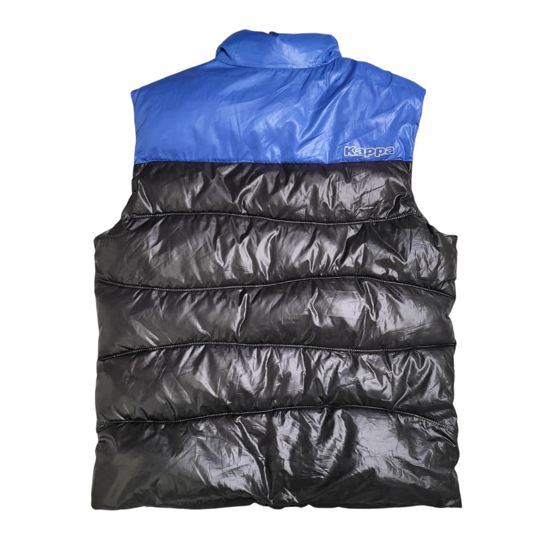 kappa 카파 글로시 배색 패딩조끼 XL 상품이미지4