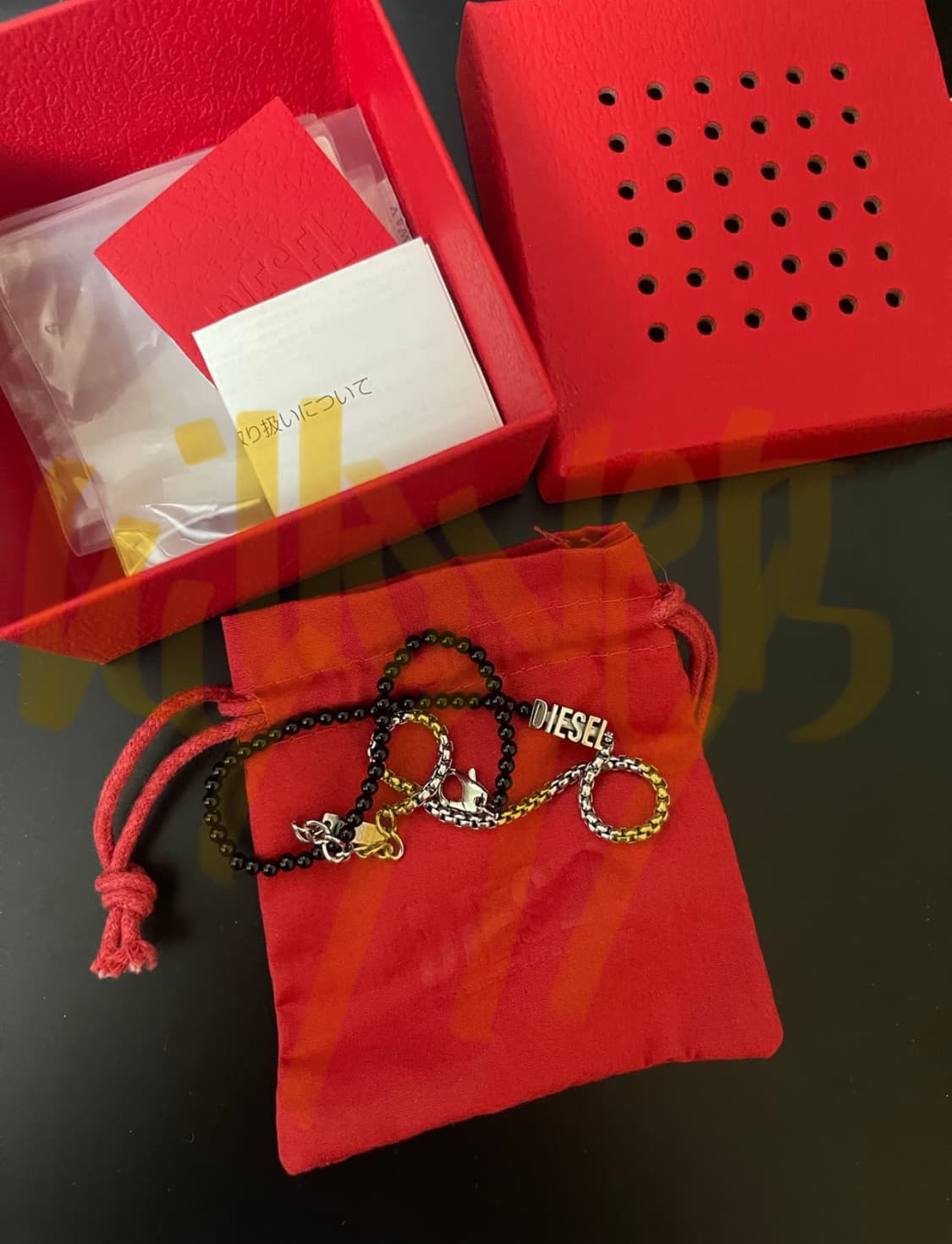 디젤 팔찌 DX1542040 엔시티 위시 리쿠 팔찌 상품이미지2