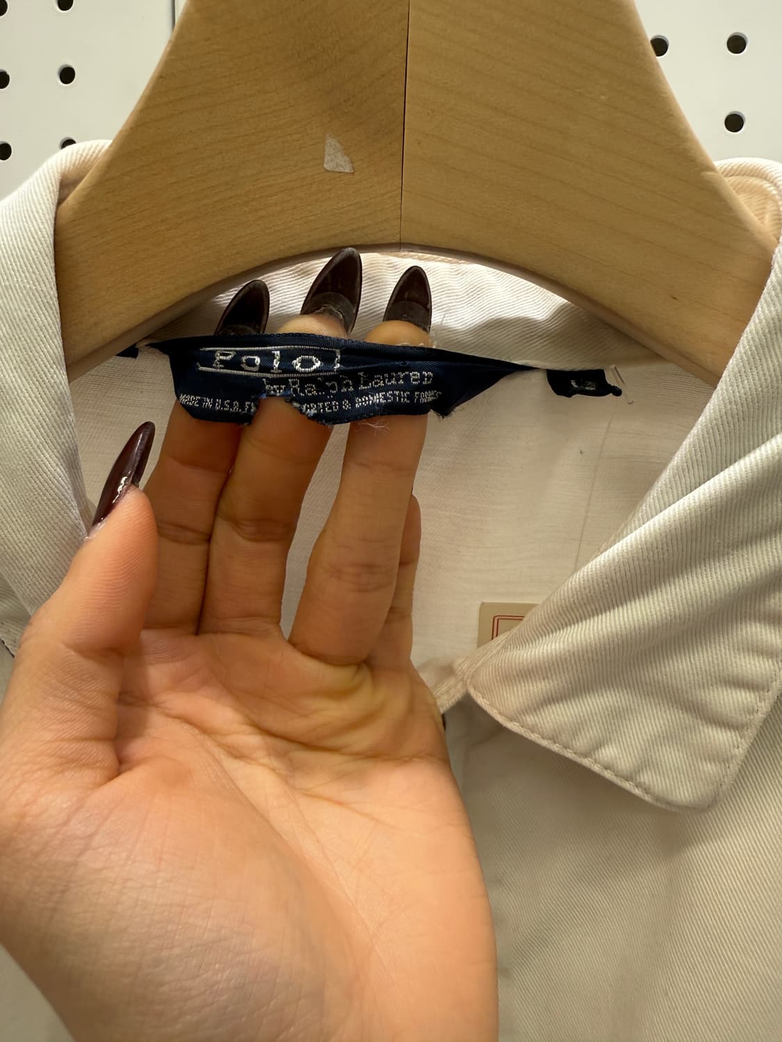 폴로랄프로렌 화이트 스윙톱 블루종 자켓 U1604 상품이미지5