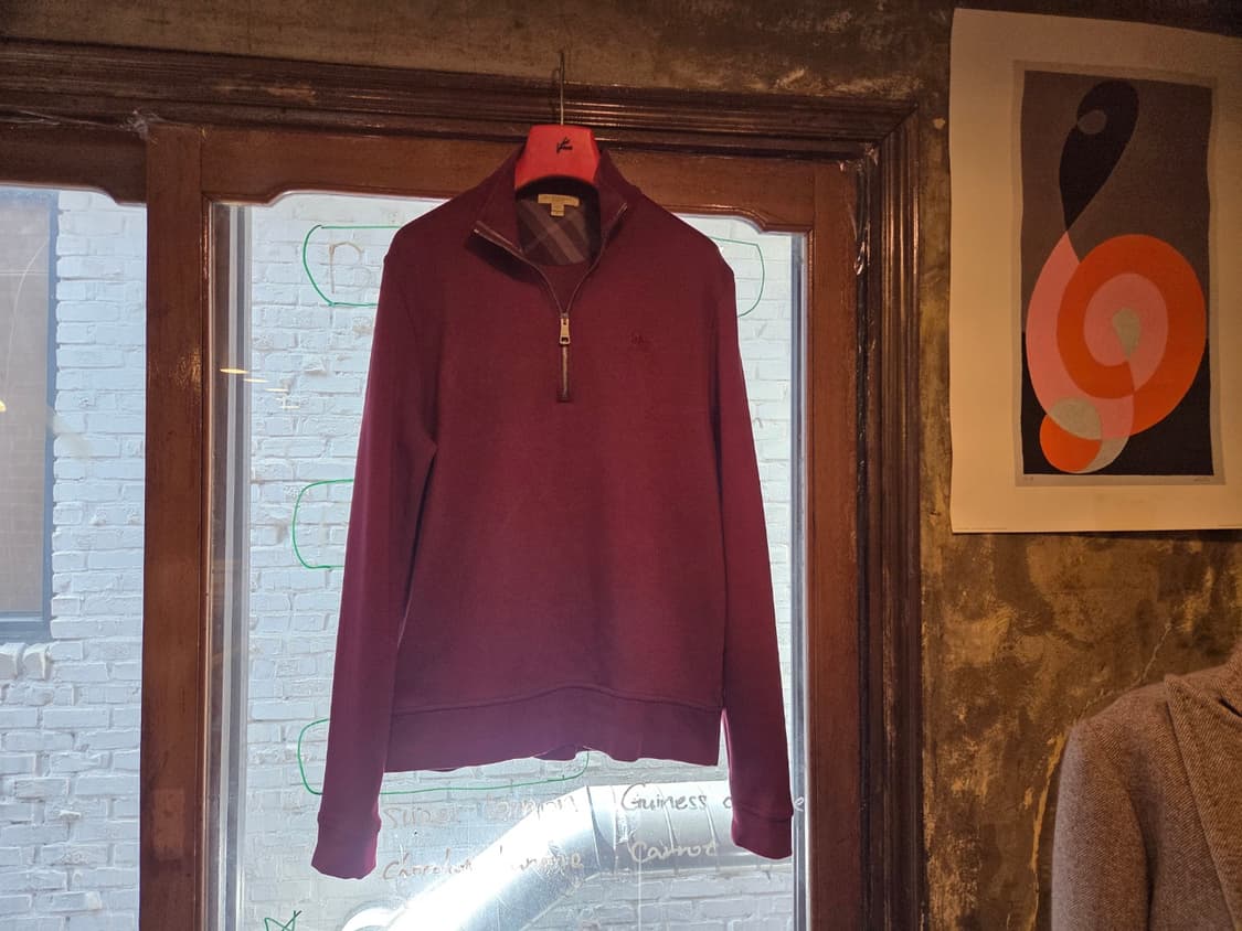 버버리 짚업 스웻 상품이미지5