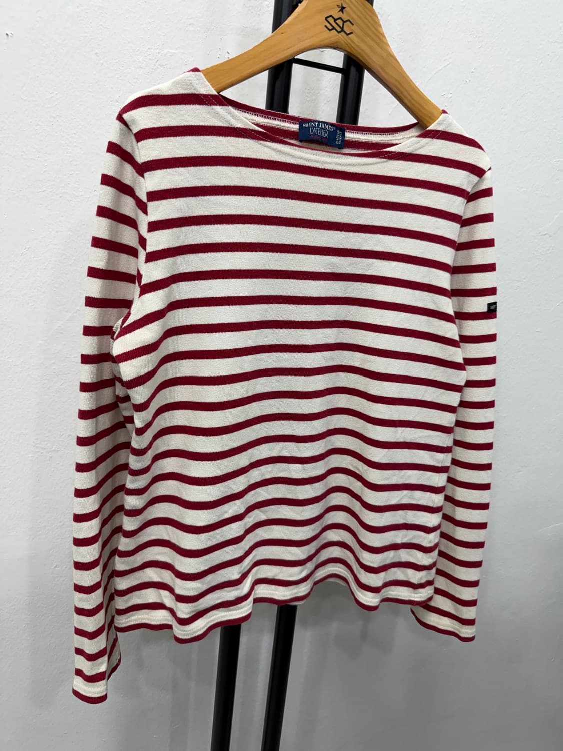 정품) 세인트제임스 여성 스트라이프 티셔츠 XS 상품이미지2