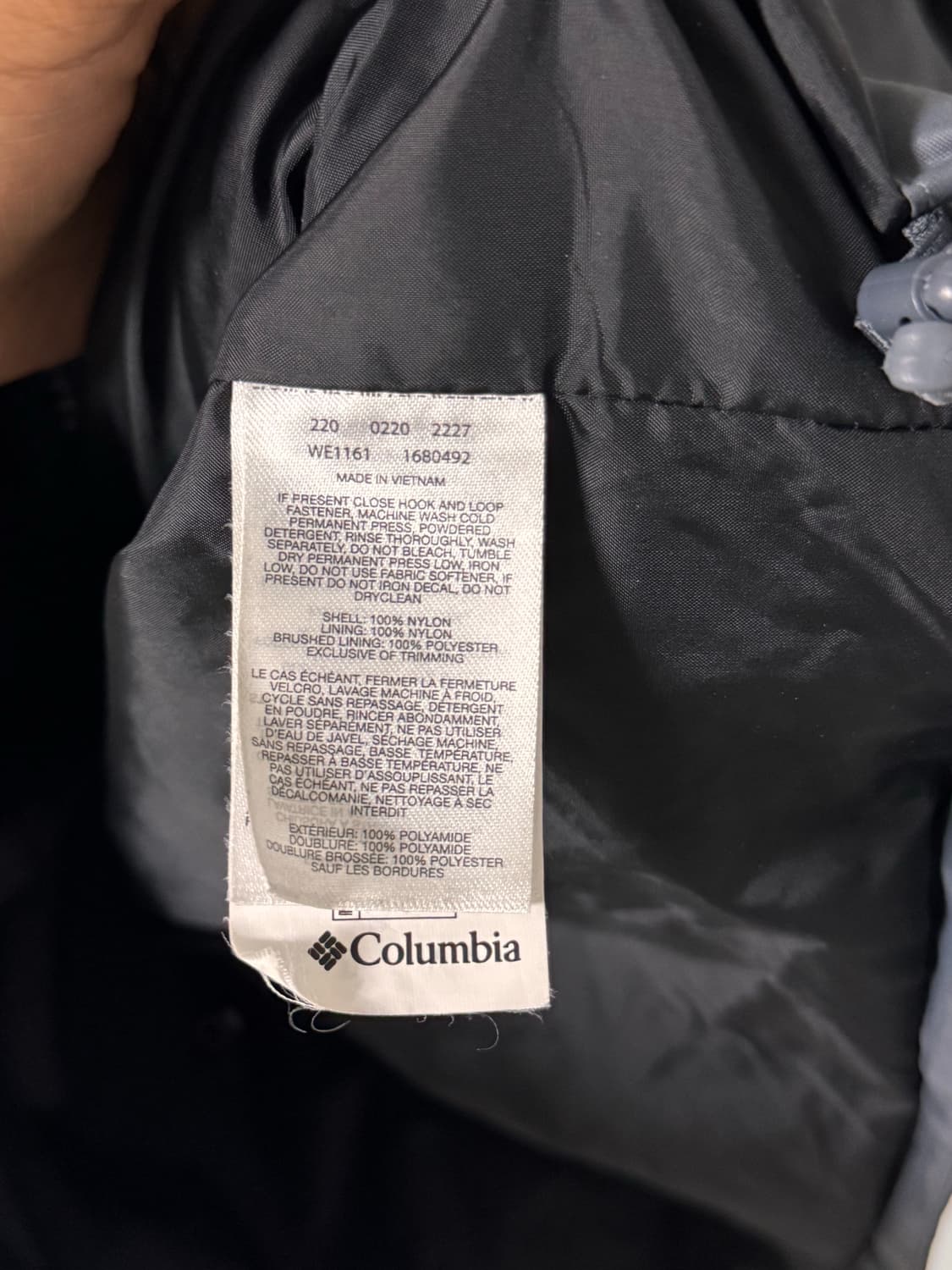 컬럼비아 아웃도어 바람막이 점퍼 상품이미지5