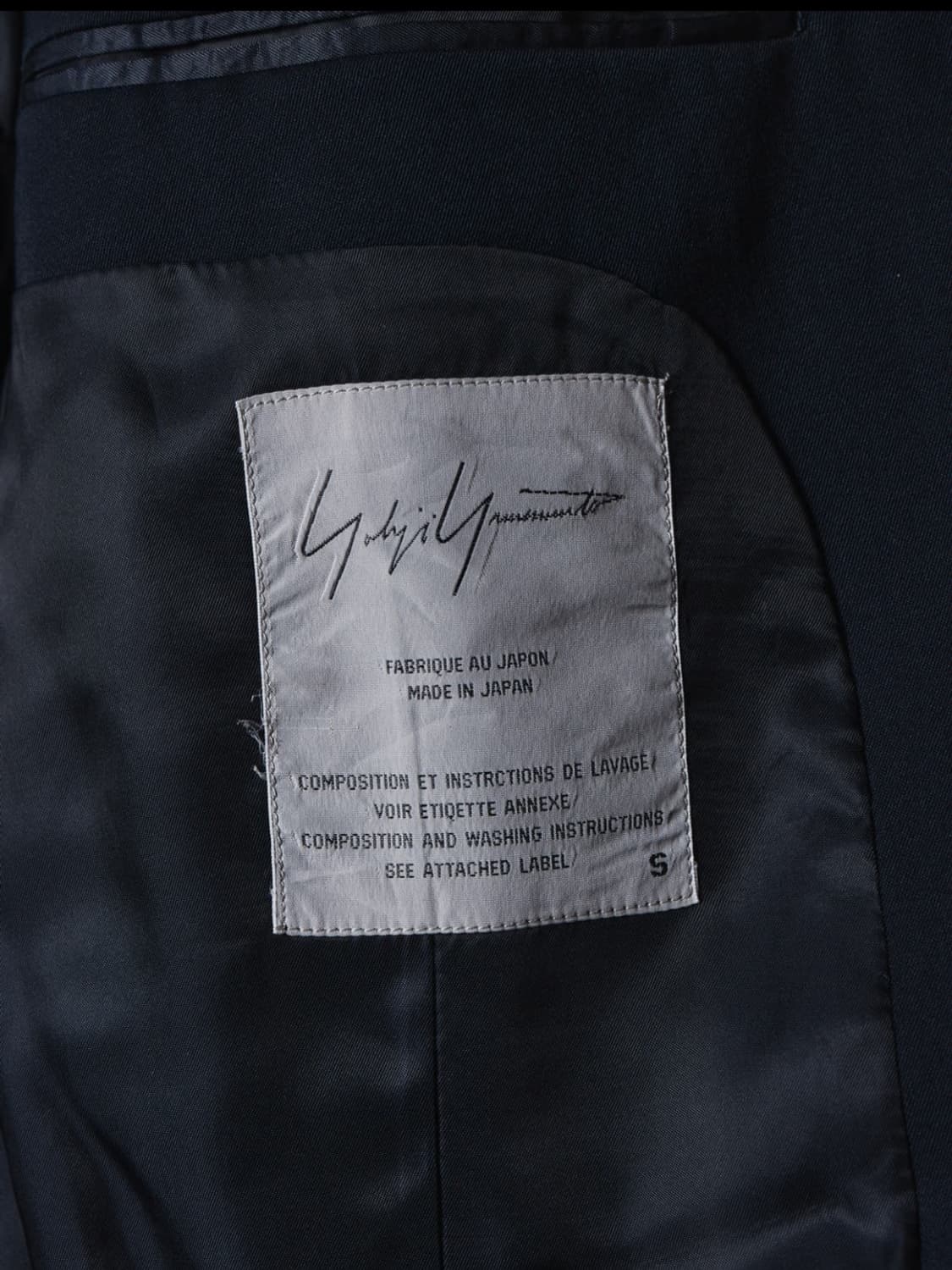 Yohji Yamamoto 메인라인 더블포켓 블레이저 상품이미지4