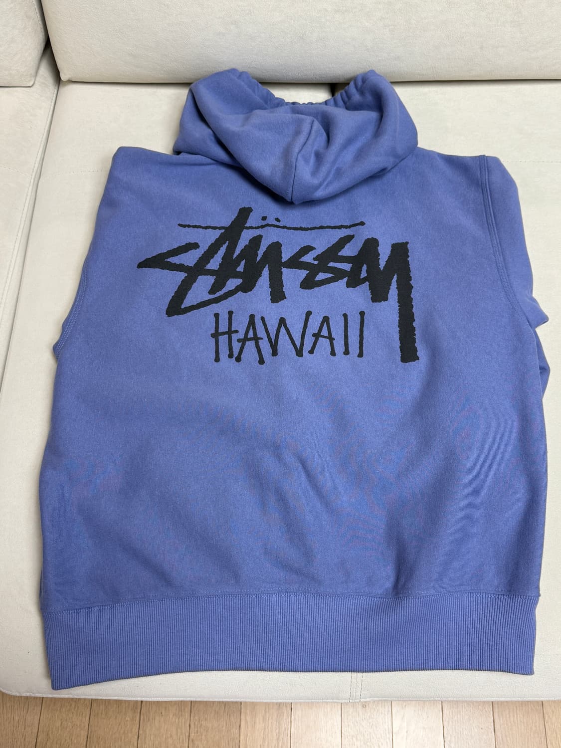 새상품급)스투시 Hawaii 후드집업(블루퍼플) 상품이미지4