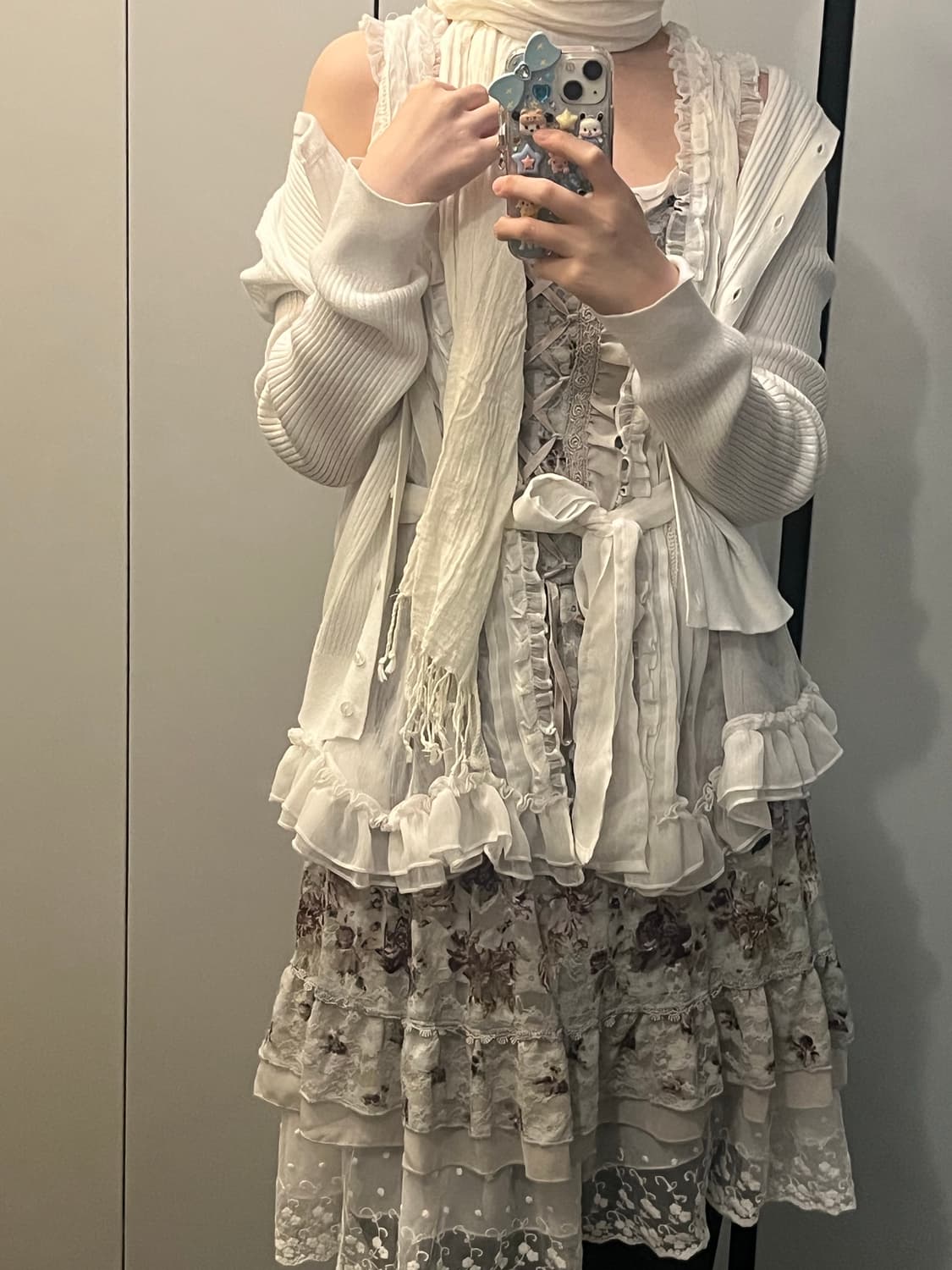 엑시즈팜 원피스+ 리즈리사 베스트가디건 포함 총4set 상품이미지1